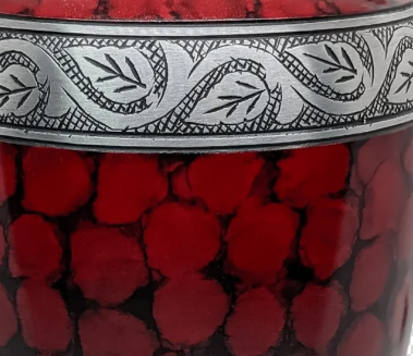 Crimson Grace – Red Cremation Urn