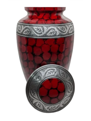 Crimson Grace – Red Cremation Urn