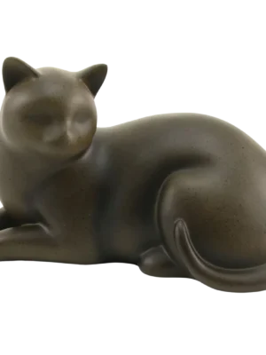 Cozy Cat Sable Pet Urn